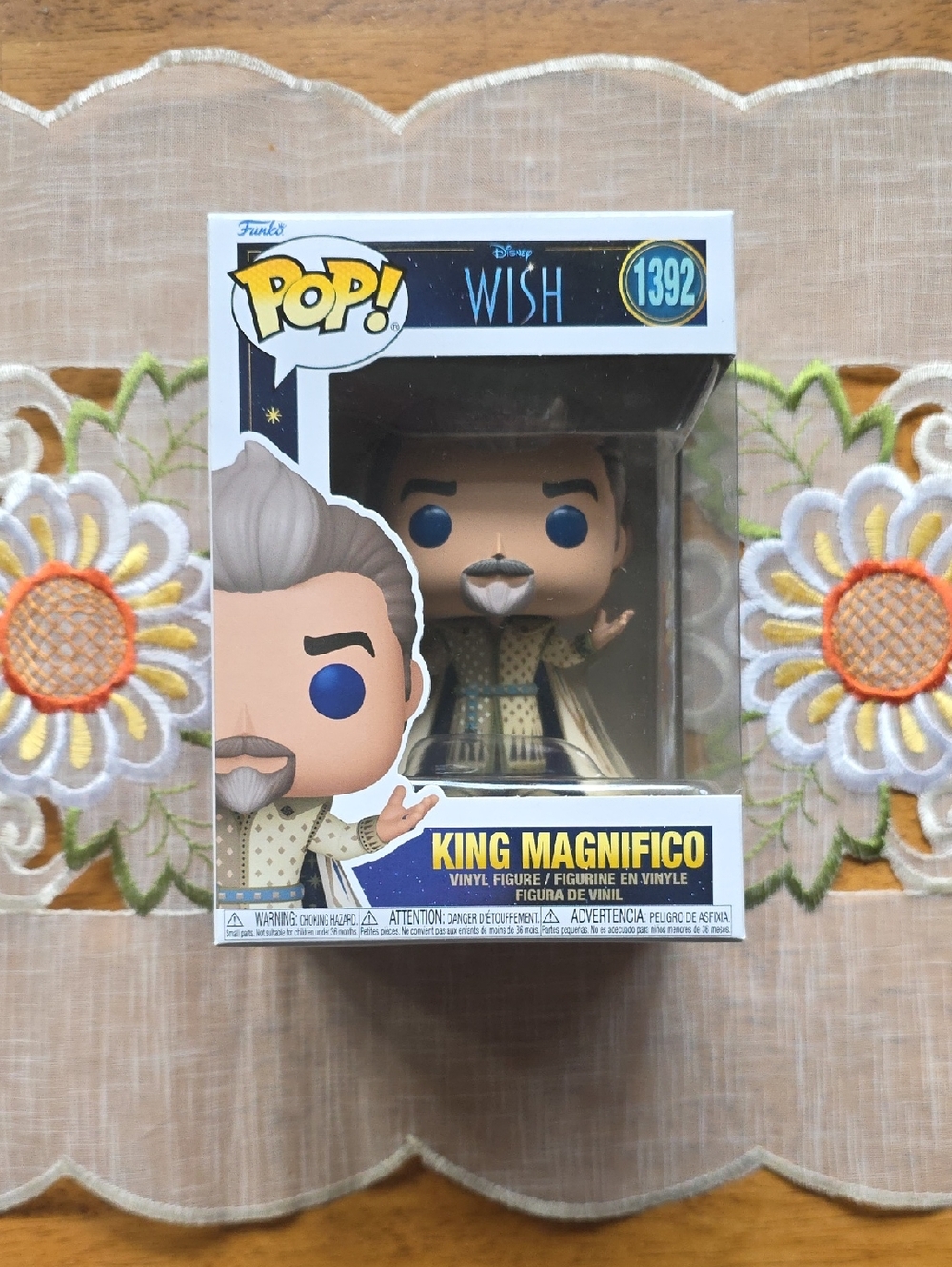 Funko Pop! Disney Wish King Magnifico - Gold, Cream & Blue Accents #1392